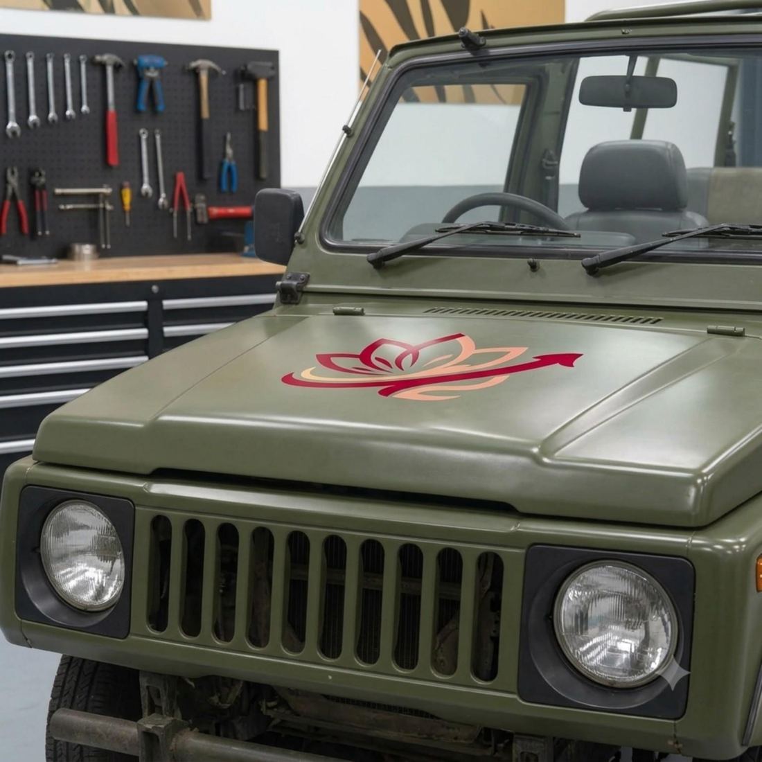 Front of the Padmini EV Gypsy